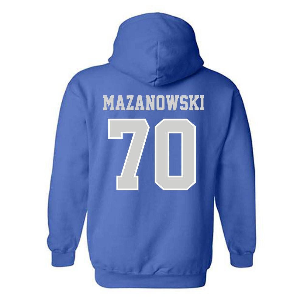 Indiana State - NCAA Football : Bradyn Mazanowski - Classic Shersey Hooded Sweatshirt-1
