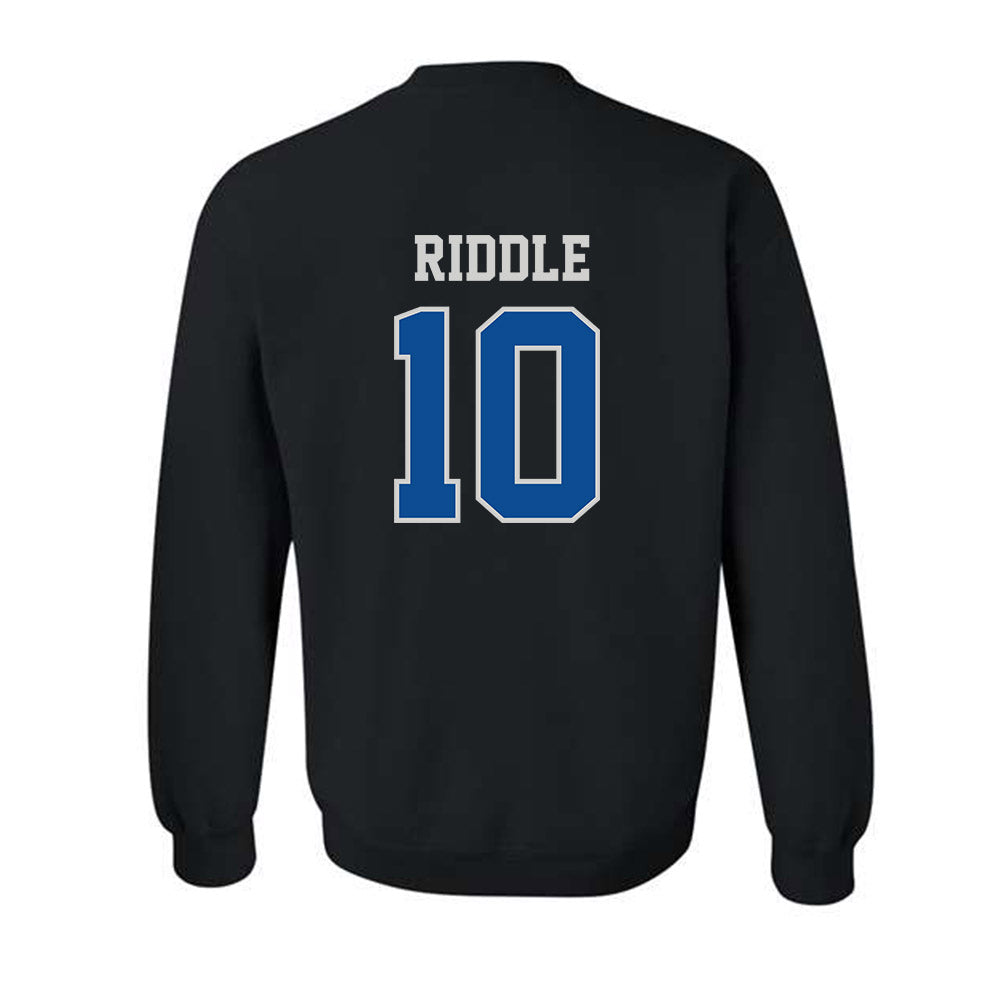 Indiana State - NCAA Football : Brock Riddle - Classic Shersey Crewneck Sweatshirt-1