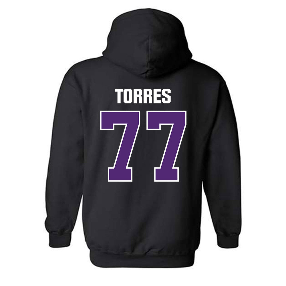 WIU - NCAA Football : JJ Torres - Hooded Sweatshirt-1