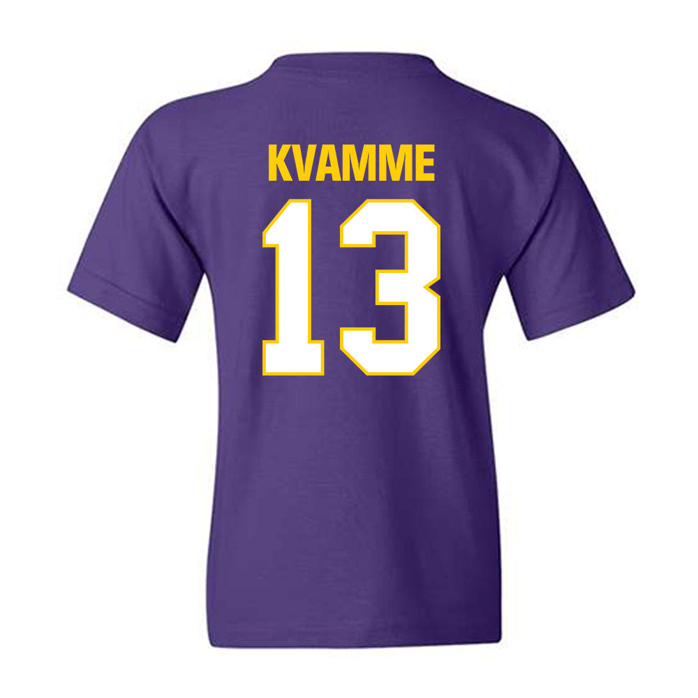 WIU - NCAA Men's Basketball : Makai Kvamme - Youth T-Shirt-1