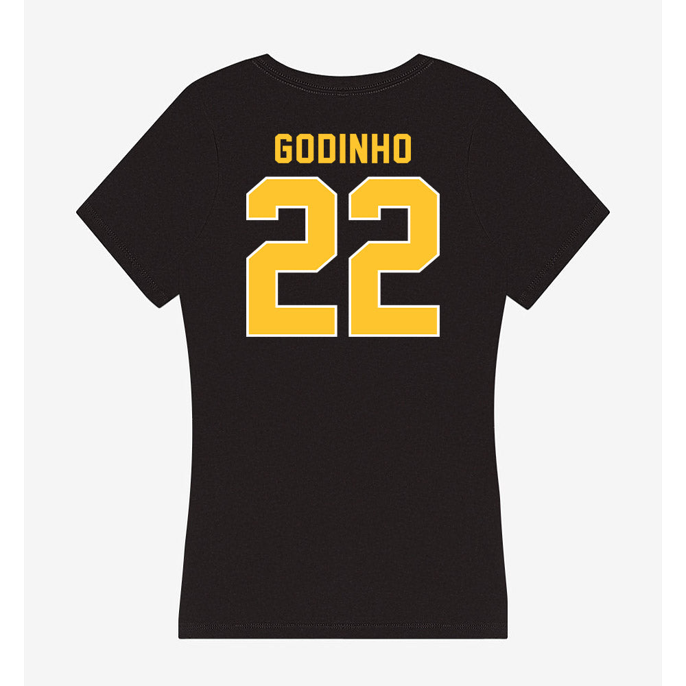 GMU - NCAA Men's Soccer : Jaime Godinho - Women's V-Neck T-Shirt-1