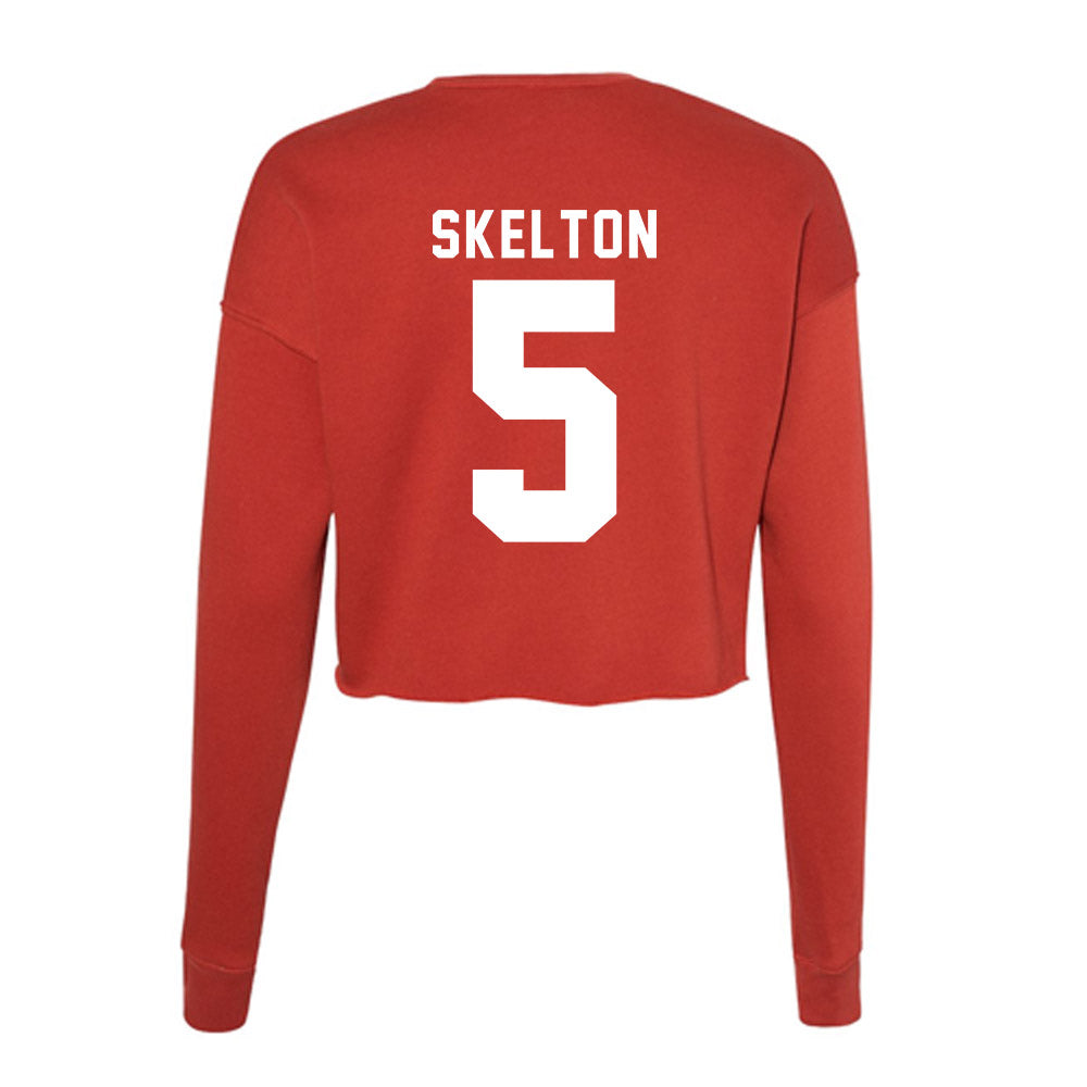 Loyola - NCAA Women's Soccer : Ella Skelton - Women's Cropped Crew Fleece-1