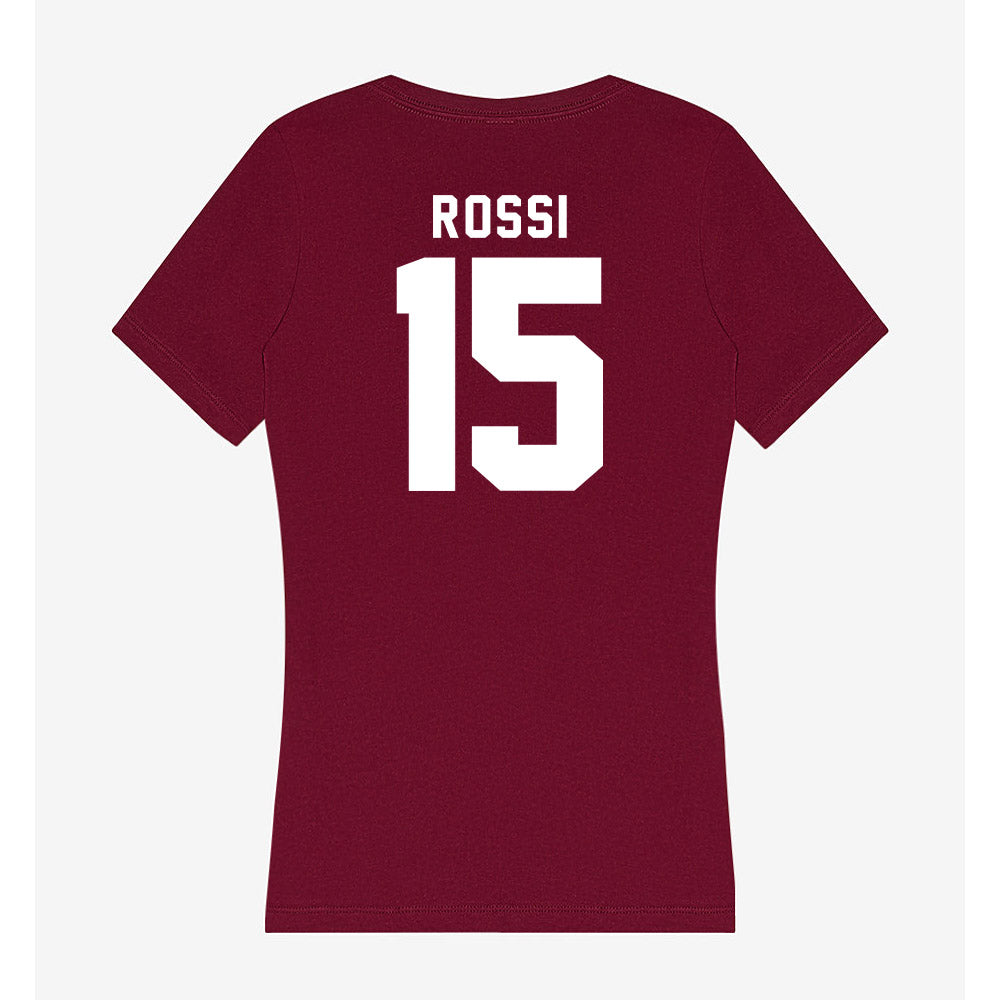 Loyola - NCAA Women's Soccer : Emily Rossi - Women's V-Neck T-Shirt-1