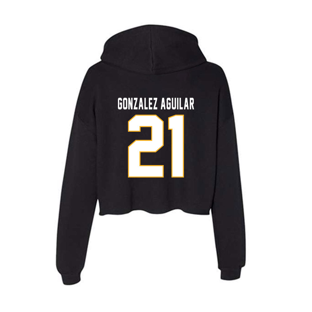 SJSU - NCAA Women's Water Polo : Sally Gonzalez Aguilar - Women's Crop Fleece Hoodie-1