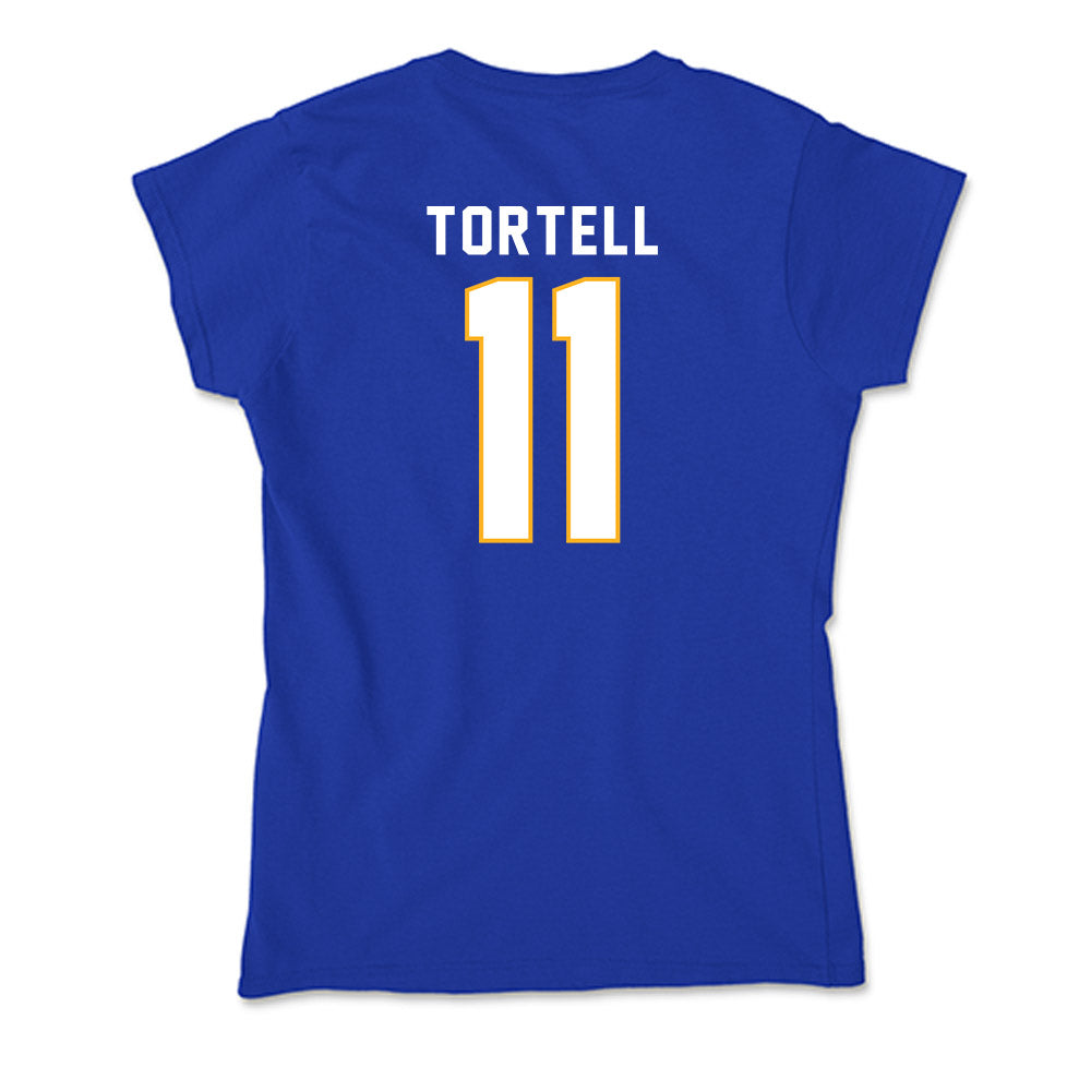 SJSU - NCAA Men's Soccer : Jordi Tortell - Soft Style Women’s T-Shirt-1