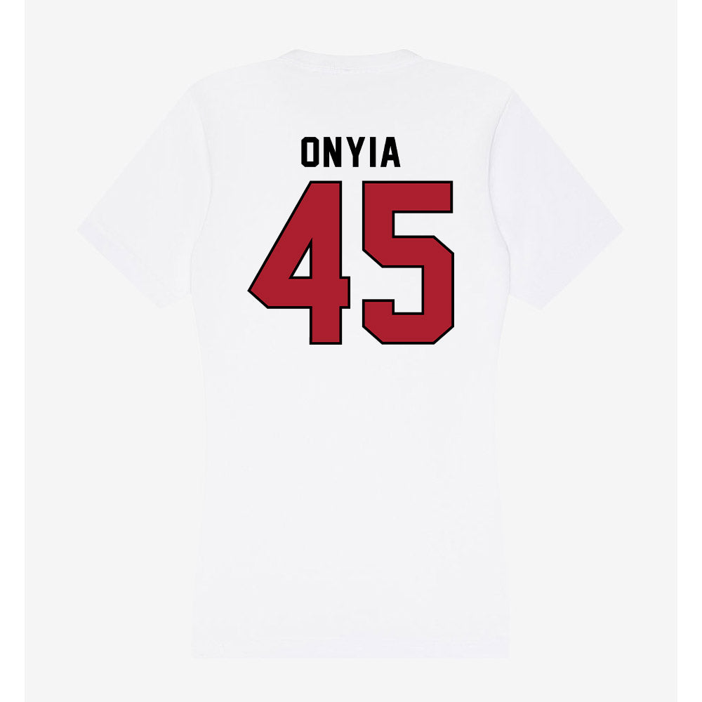 Nicholls State - NCAA Football : Noah Onyia - Classic Shersey Women's V-Neck T-Shirt-1