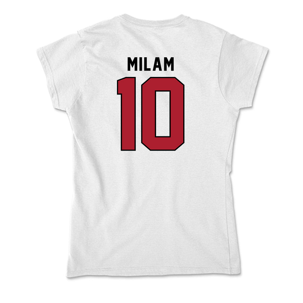 Nicholls State - NCAA Baseball : Jaxon Milam - Classic Shersey Soft Style Women’s T-Shirt-1