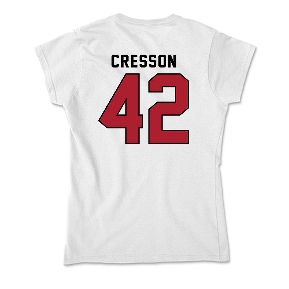 Nicholls State - NCAA Football : David Cresson - Classic Shersey Soft Style Women’s T-Shirt-1