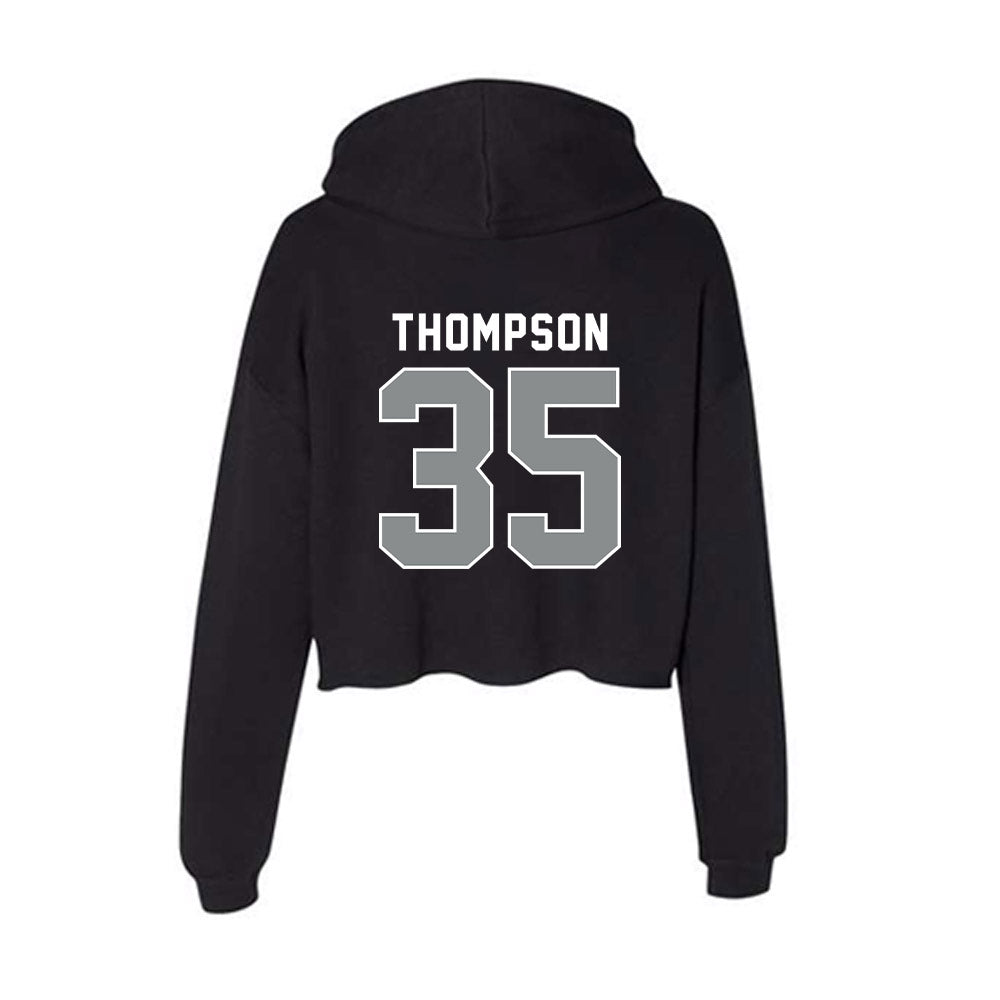 Memphis - NCAA Football : DeAngelo Thompson - Women's Crop Fleece Hoodie-1