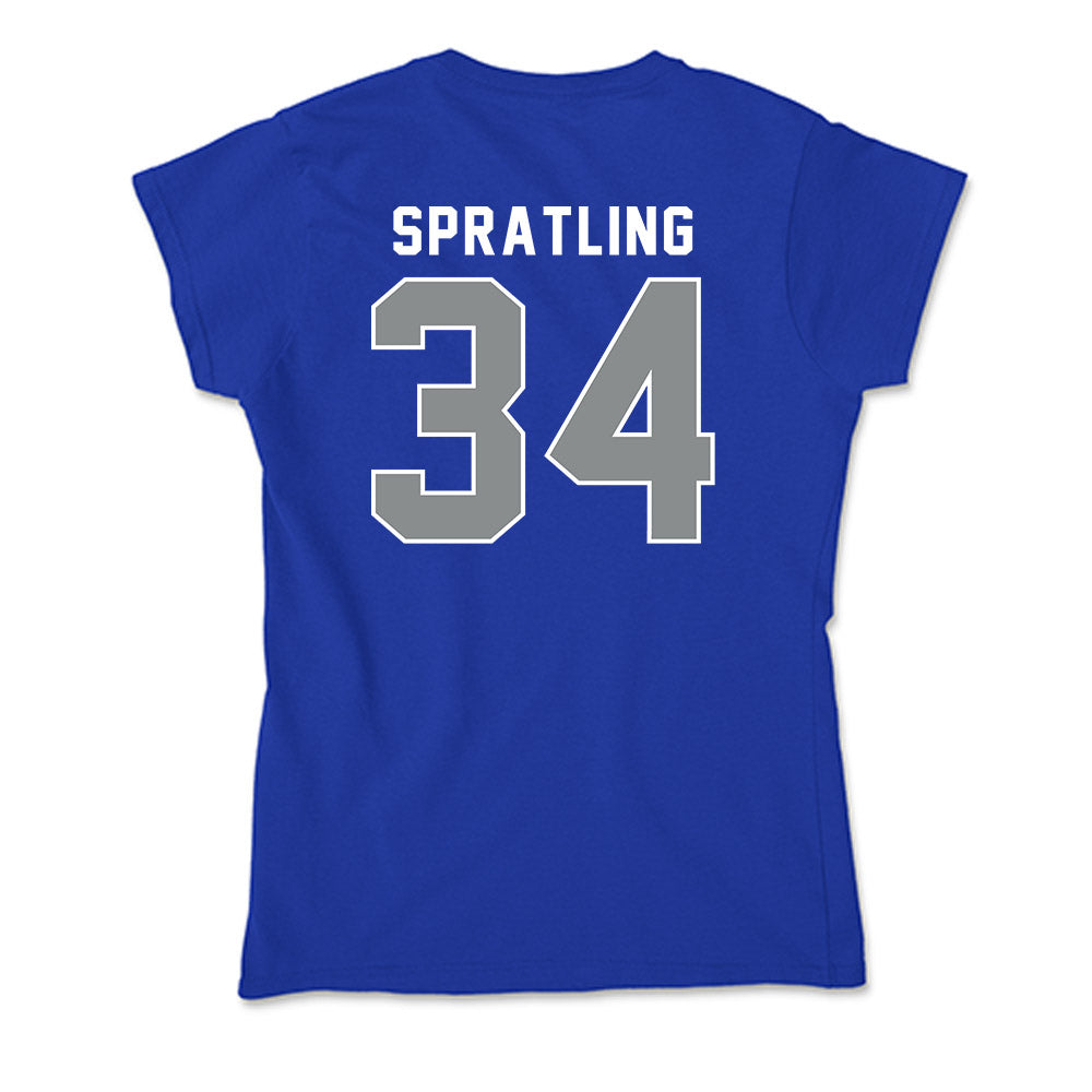 Memphis - NCAA Football : Kadan Spratling - Soft Style Women’s T-Shirt-1