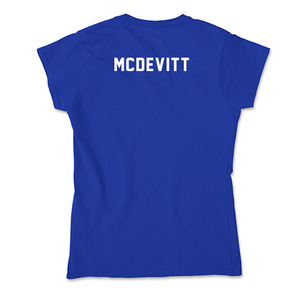 Memphis - NCAA Women's Track & Field : Reese McDevitt - Soft Style Women’s T-Shirt-1
