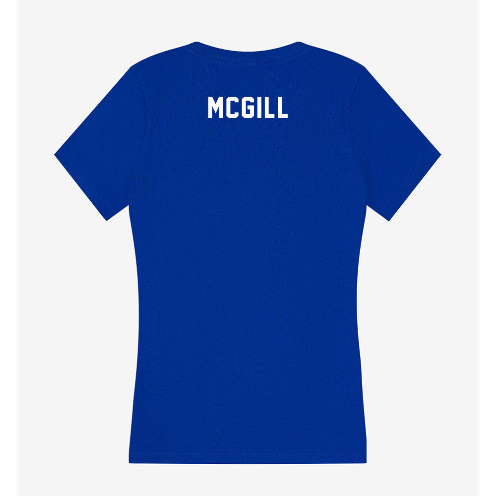 Memphis - NCAA Football : Isaiah McGill - Women's V-Neck T-Shirt-1