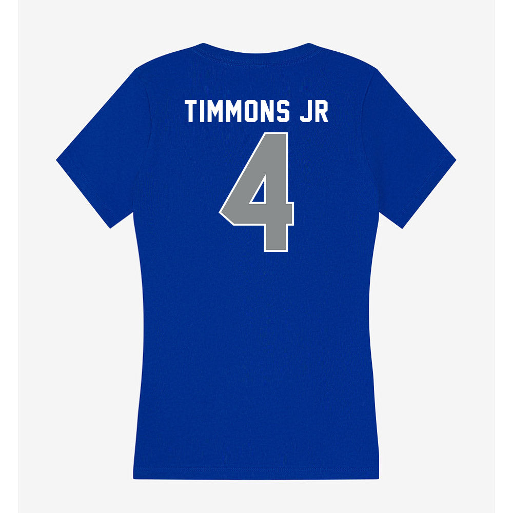 Memphis - NCAA Football : Terrell Timmons Jr - Women's V-Neck T-Shirt-1