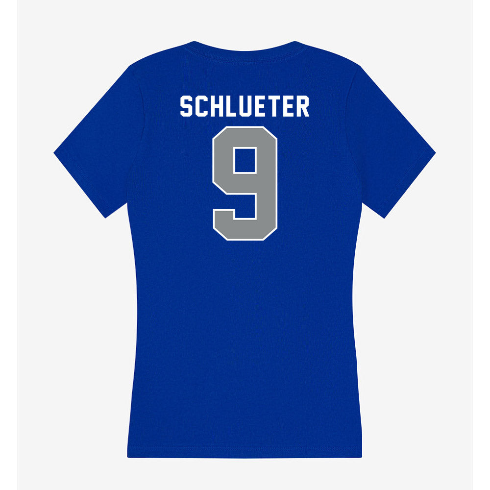 Memphis - NCAA Women's Volleyball : Abigail Schlueter - Women's V-Neck T-Shirt-1