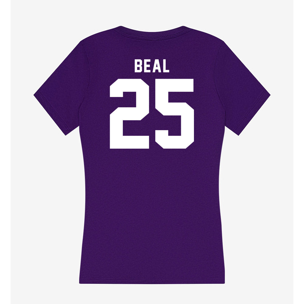 Tarleton State - NCAA Women's Soccer : DawnJay Beal - Women's V-Neck T-Shirt-1