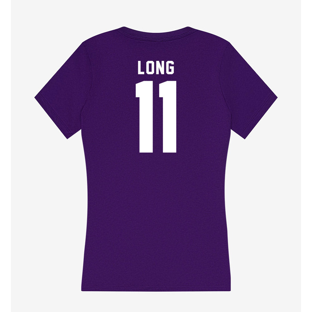 Tarleton State - NCAA Women's Basketball : Jakoriah Long - Women's V-Neck T-Shirt-1