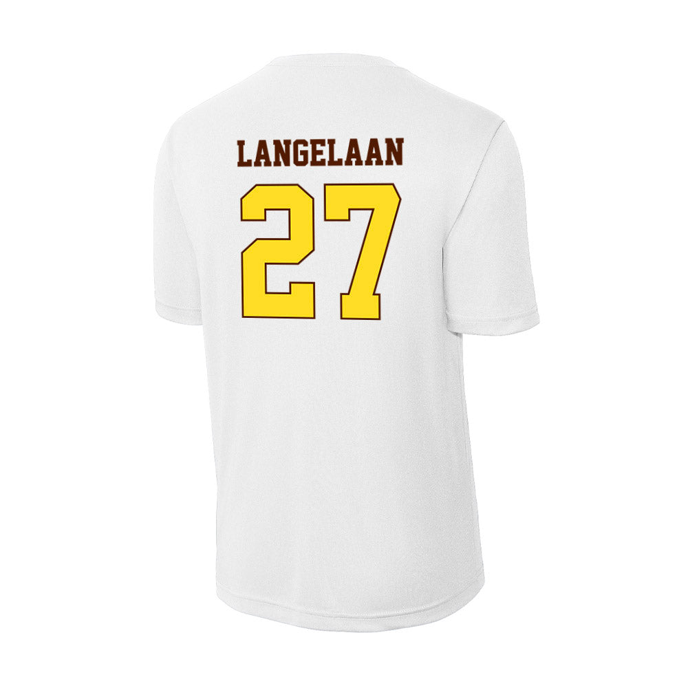 Western Michigan - NCAA Women's Soccer : Brianna Langelaan - Activewear T-Shirt-1