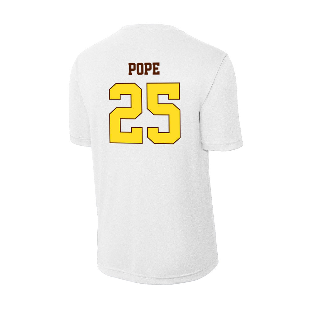Western Michigan - NCAA Football : Joey Pope - Activewear T-Shirt-1