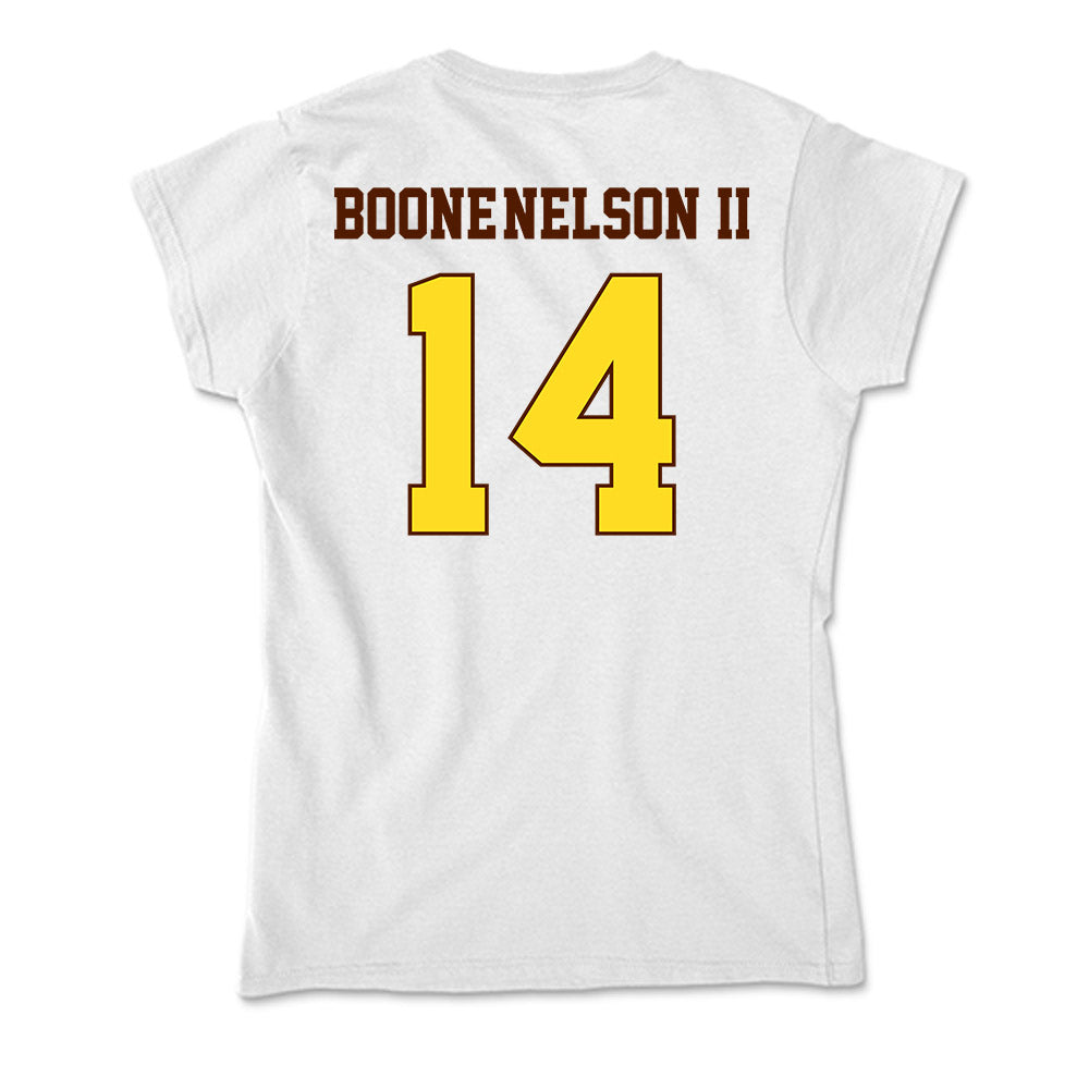 Western Michigan - NCAA Football : Keivin Boone-Nelson II - Soft Style Women’s T-Shirt-1