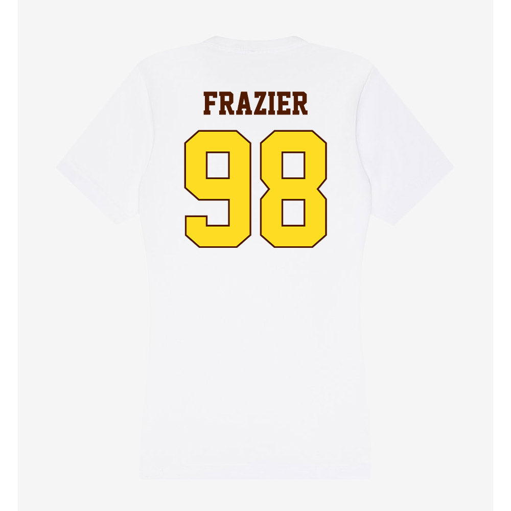 Western Michigan - NCAA Football : Dakari Frazier - Women's V-Neck T-Shirt-1