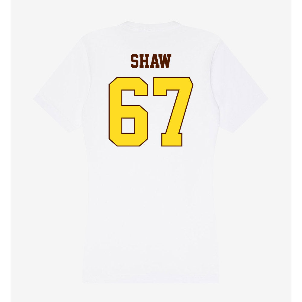 Western Michigan - NCAA Football : Trevor Shaw - Women's V-Neck T-Shirt-1