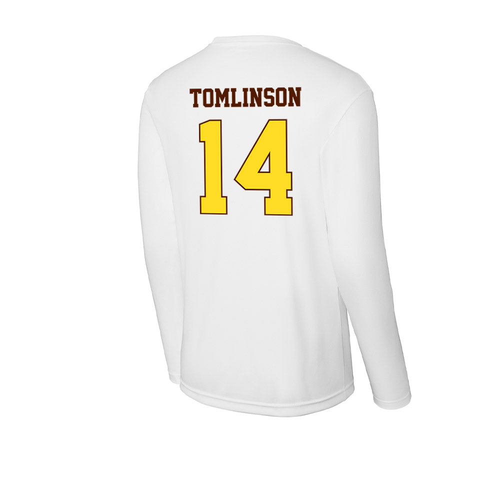 Western Michigan - NCAA Baseball : Ty Tomlinson - Activewear Long Sleeve T-Shirt-1