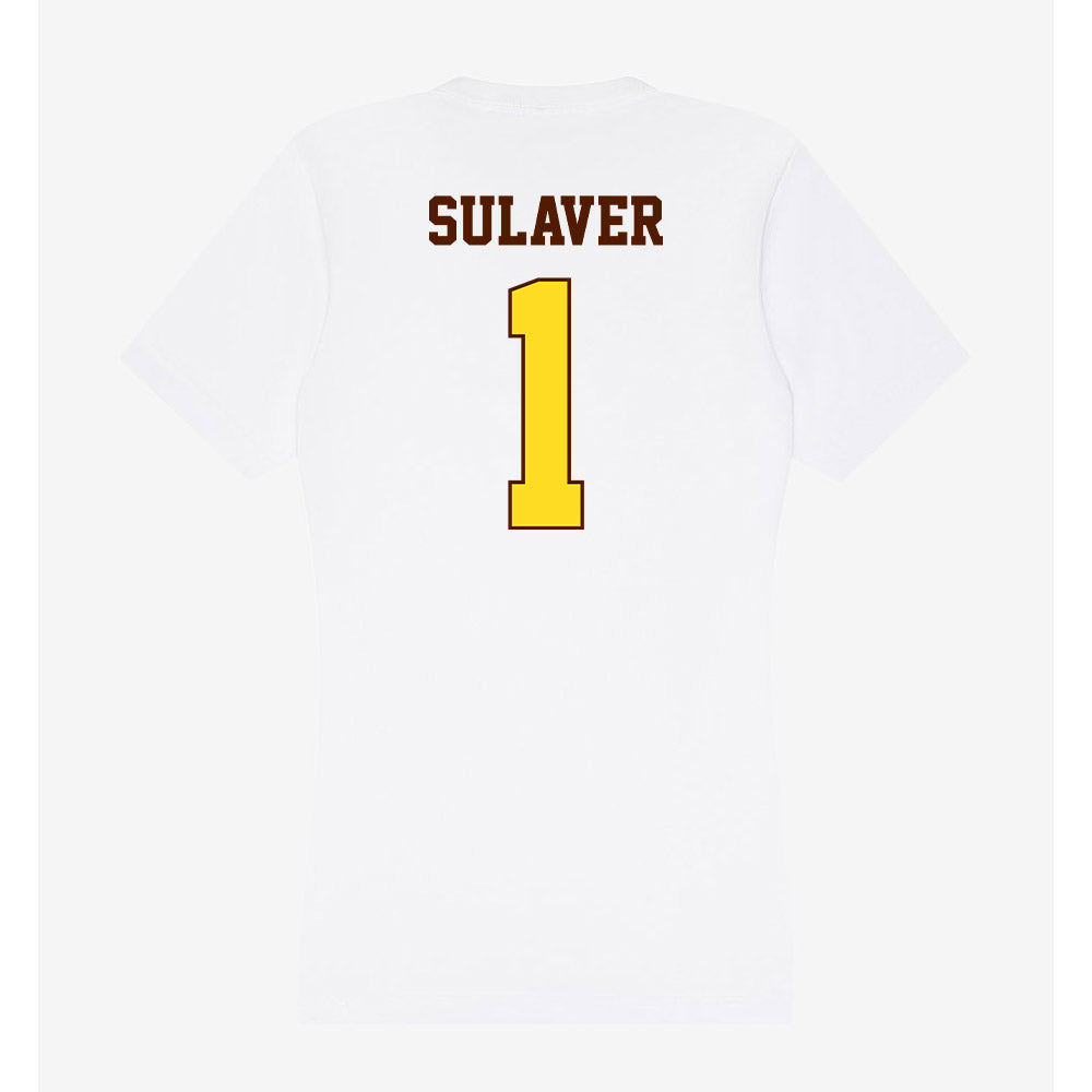 Western Michigan - NCAA Women's Soccer : Reagan Sulaver - Women's V-Neck T-Shirt-1