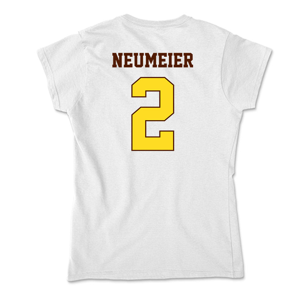 Western Michigan - NCAA Men's Ice Hockey : Michael Neumeier - Soft Style Women’s T-Shirt-1