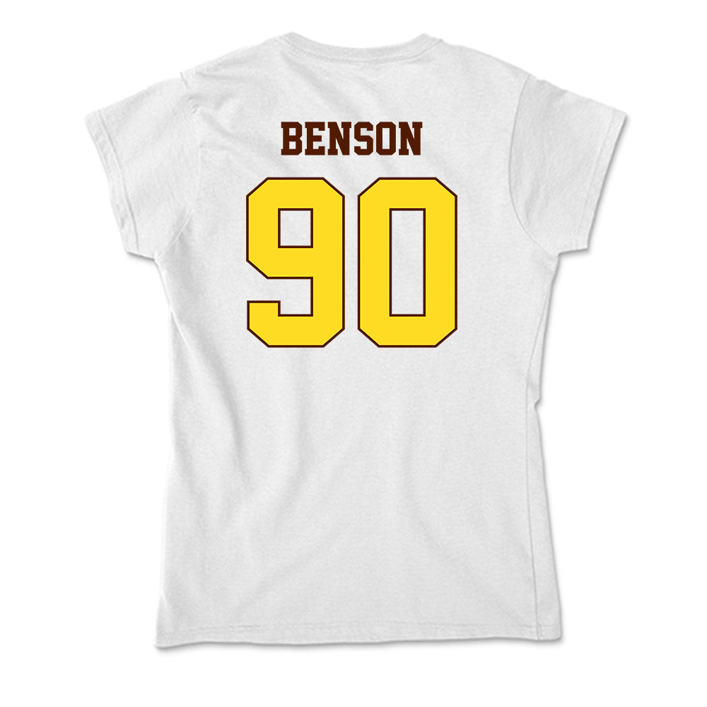 Western Michigan - NCAA Football : Jori Benson - Soft Style Women’s T-Shirt-1