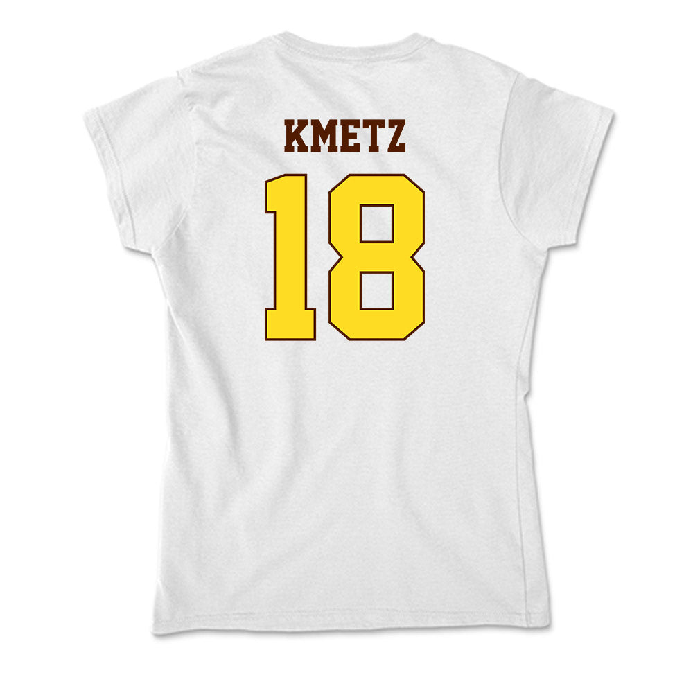 Western Michigan - NCAA Women's Volleyball : Madison Kmetz - Soft Style Women’s T-Shirt-1