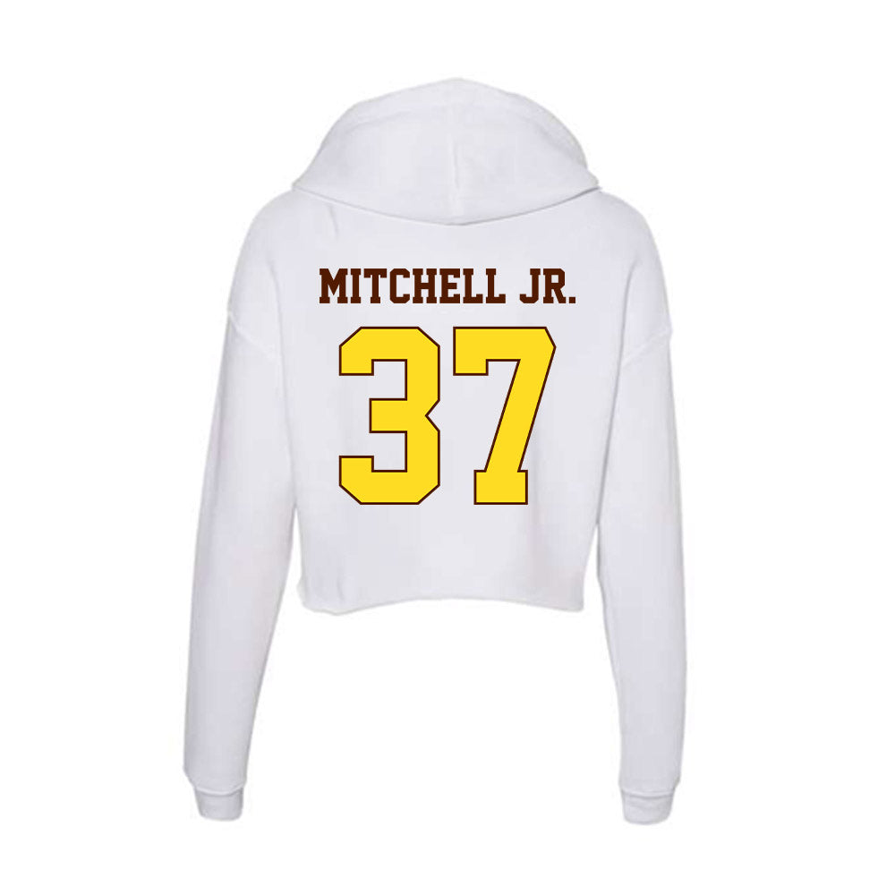 Western Michigan - NCAA Football : Carlos Mitchell Jr. - Women's Crop Fleece Hoodie-1