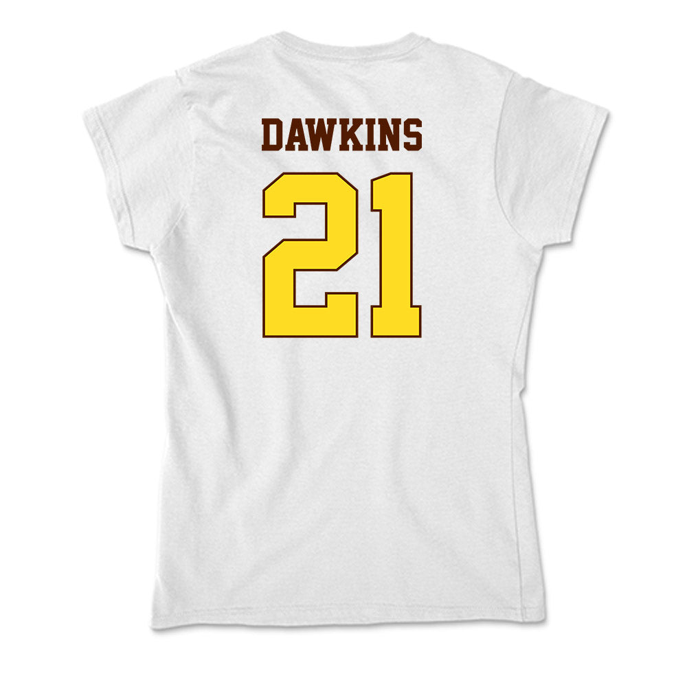 Western Michigan - NCAA Football : Chase Dawkins - Soft Style Women’s T-Shirt-1