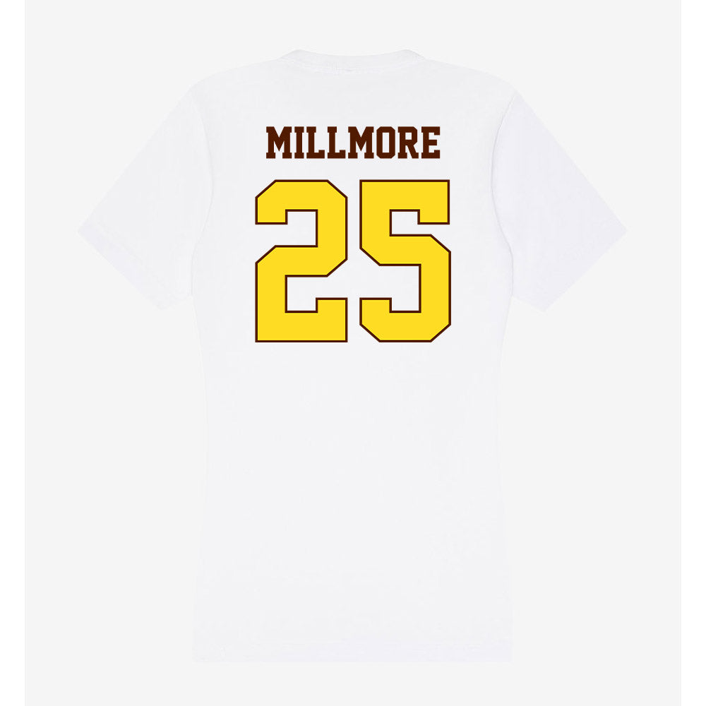 Western Michigan - NCAA Football : Ryan Millmore - Women's V-Neck T-Shirt-1