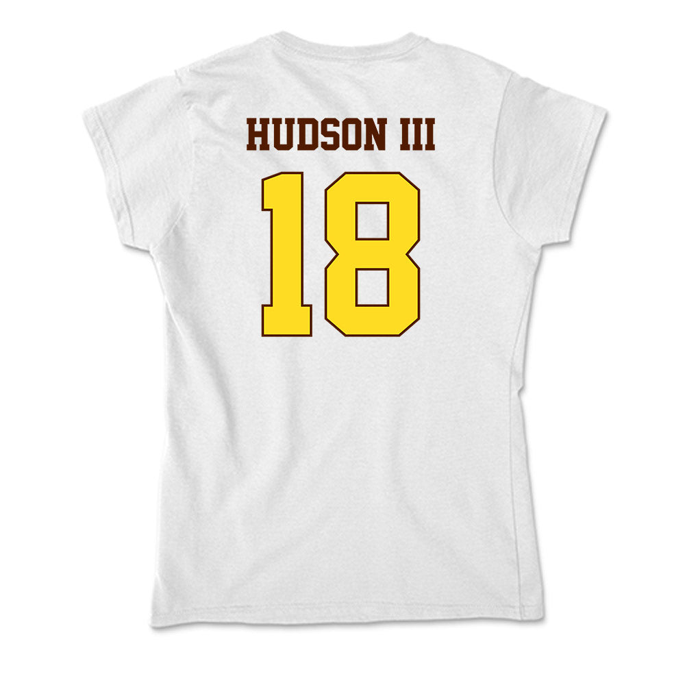 Western Michigan - NCAA Men's Soccer : Eddie Hudson III - Soft Style Women’s T-Shirt-1