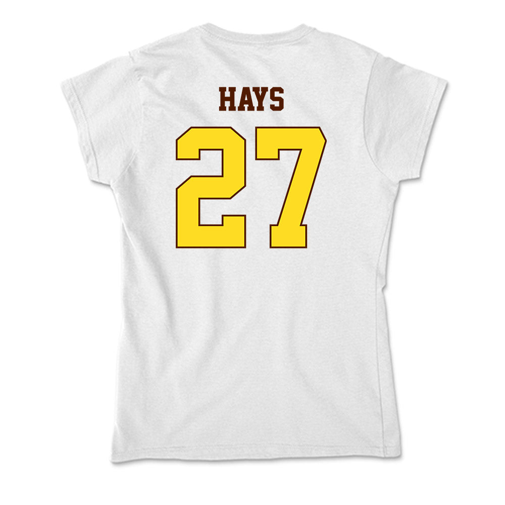 Western Michigan - NCAA Football : JR Hays - Soft Style Women’s T-Shirt-1