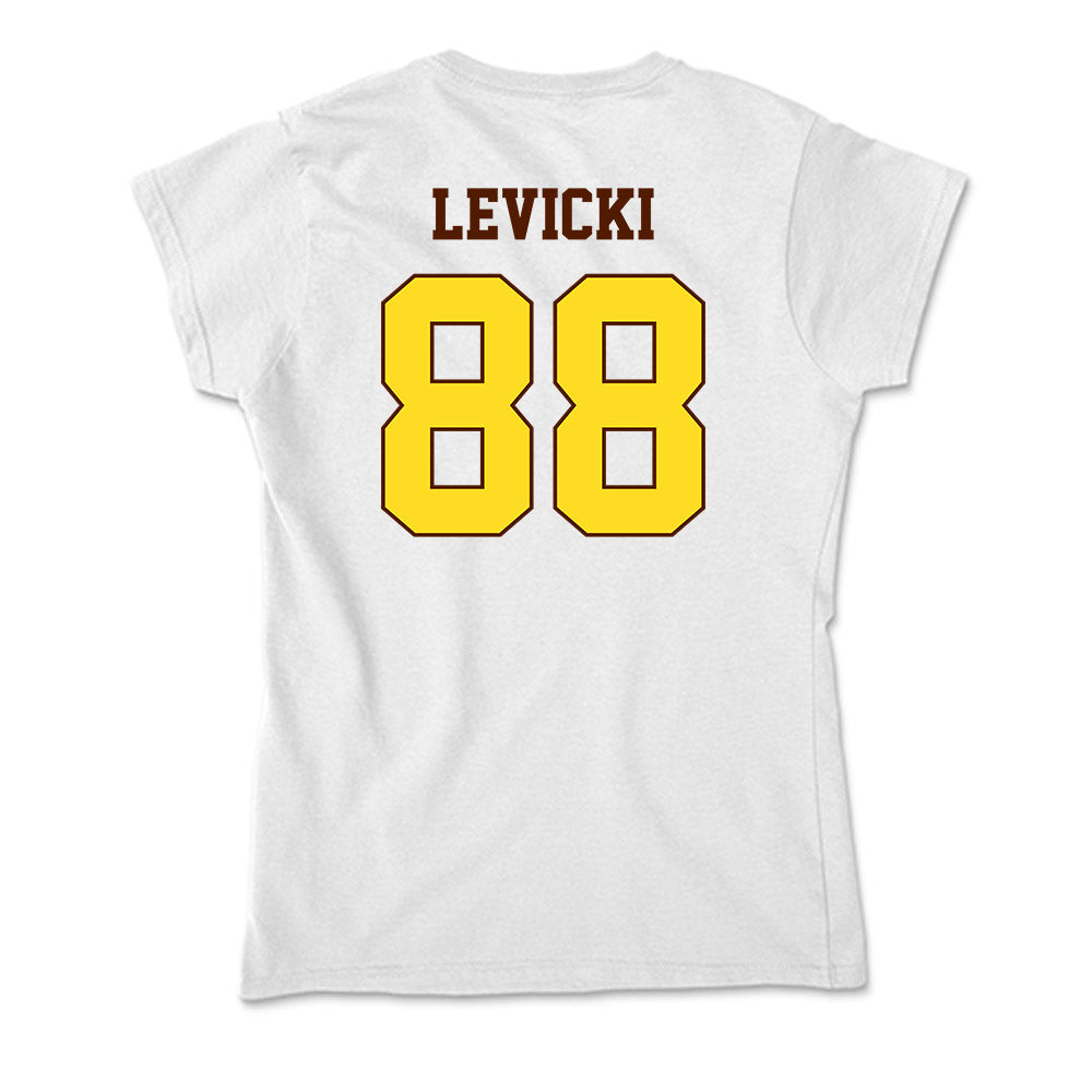 Western Michigan - NCAA Football : Nate Levicki - Soft Style Women’s T-Shirt-1