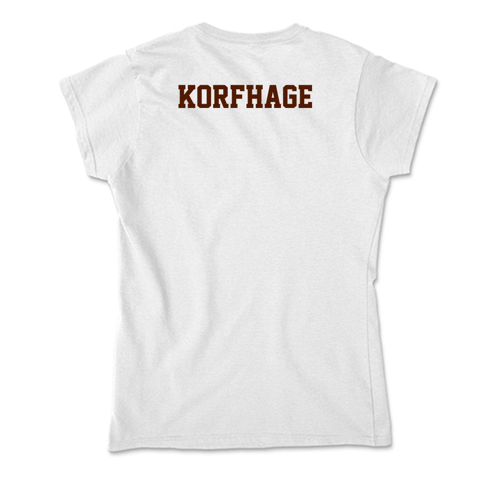 Western Michigan - NCAA Women's Gymnastics : Julie Korfhage - Soft Style Women’s T-Shirt-1