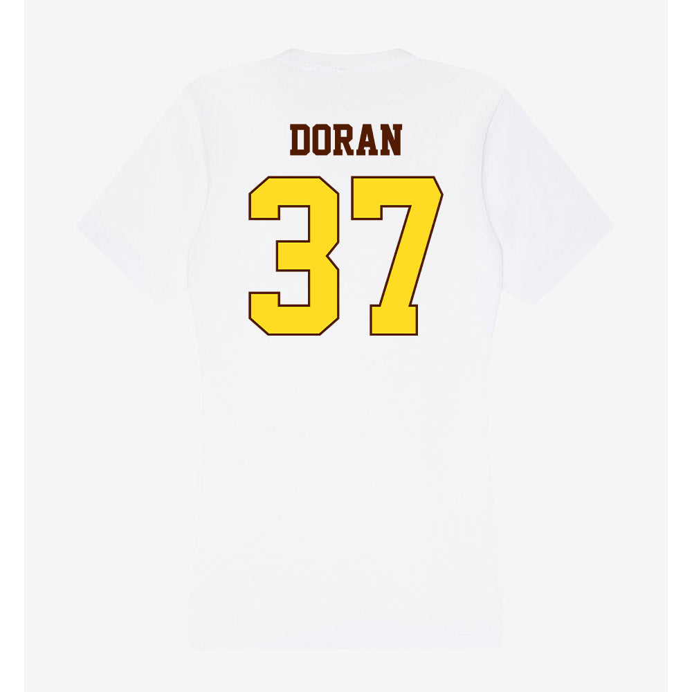 Western Michigan - NCAA Baseball : Turner Doran - Women's V-Neck T-Shirt-1
