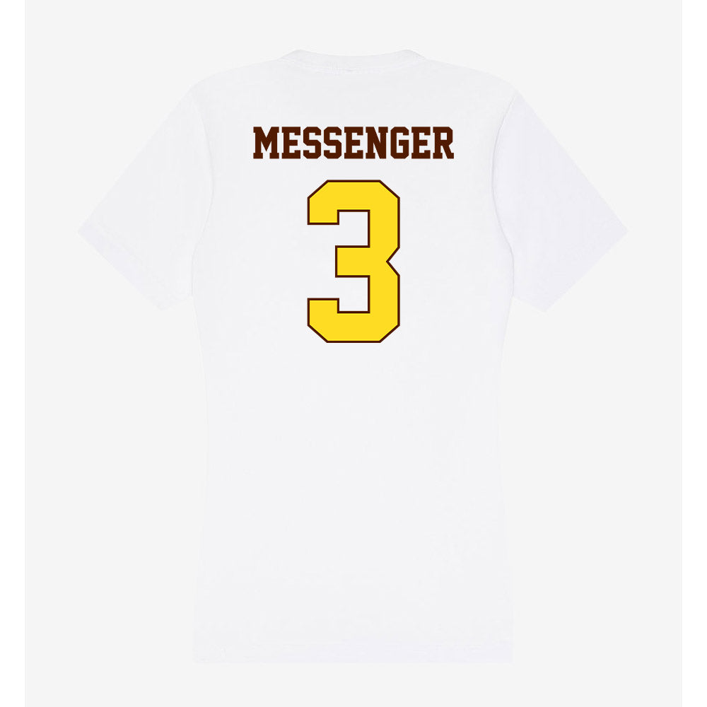 Western Michigan - NCAA Women's Volleyball : Riley Messenger - Women's V-Neck T-Shirt-1