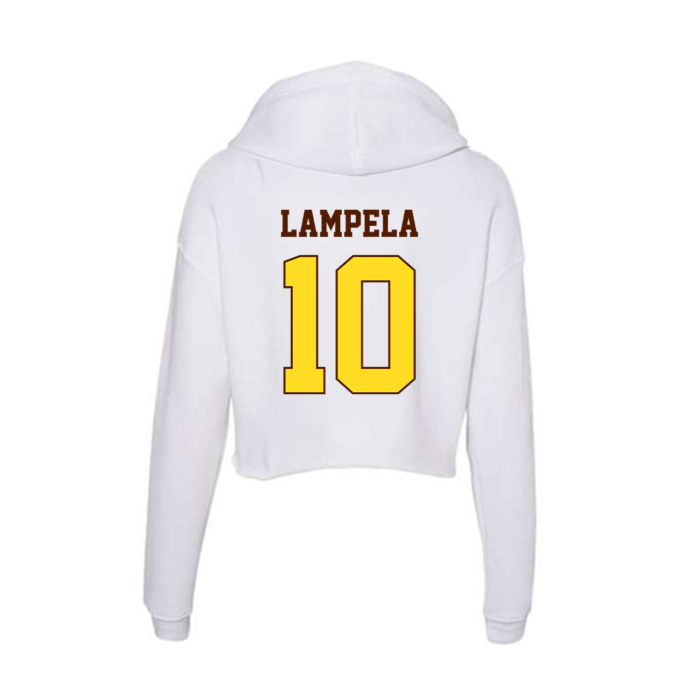 Western Michigan - NCAA Softball : Emily Lampela - Women's Crop Fleece Hoodie-1