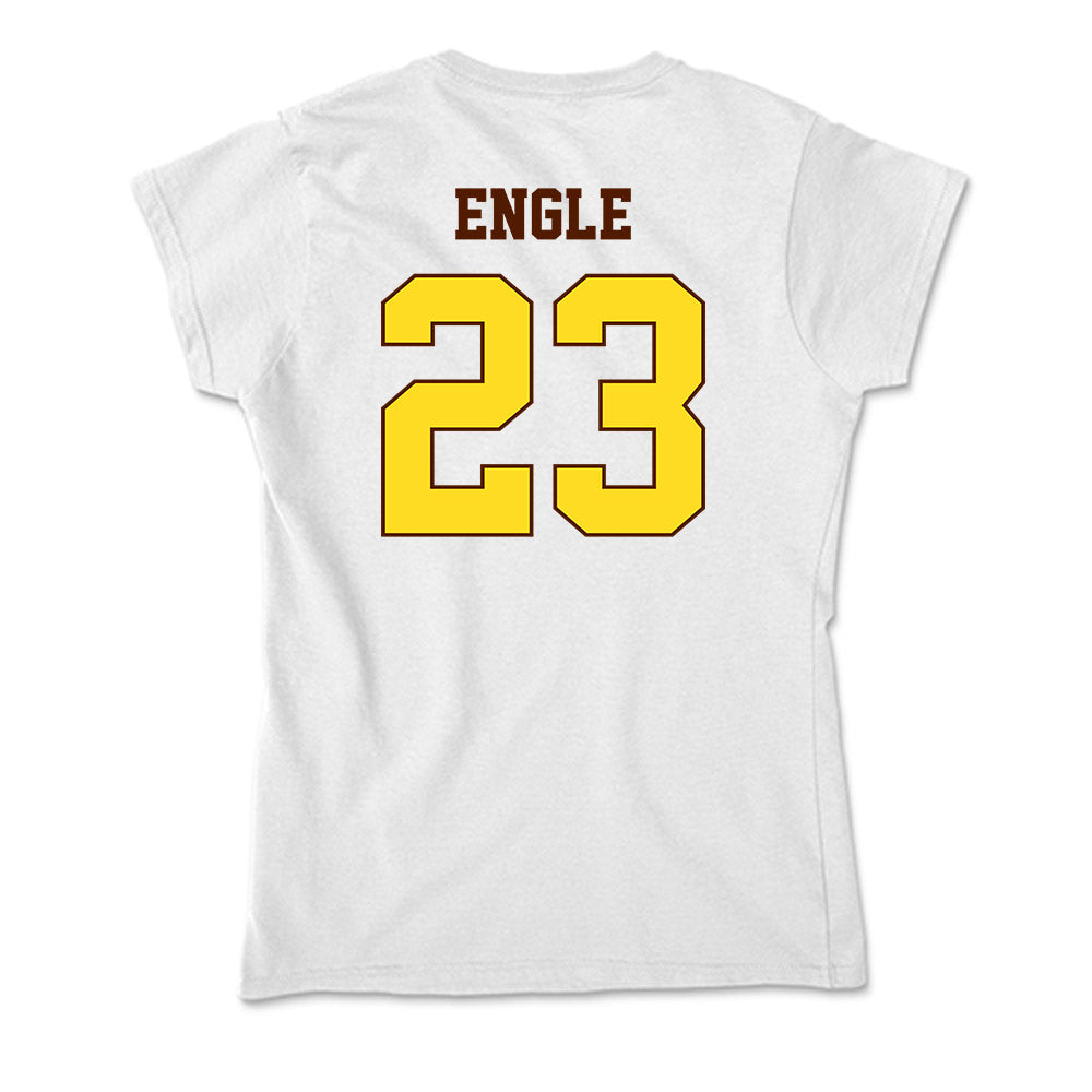 Western Michigan - NCAA Men's Ice Hockey : Edison Engle - Soft Style Women’s T-Shirt-1