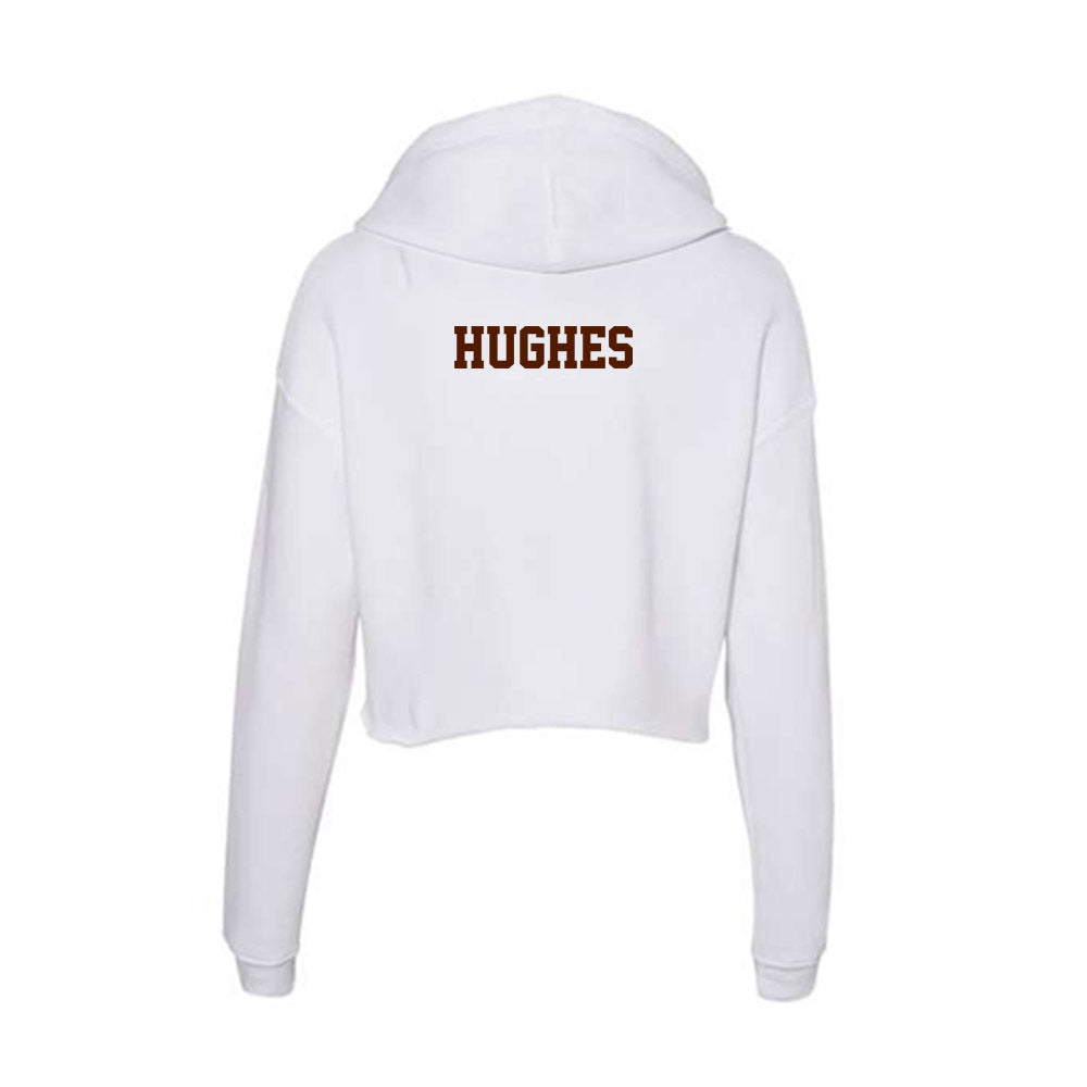 Western Michigan - NCAA Women's Track & Field : Kaelin Hughes - Women's Crop Fleece Hoodie-1