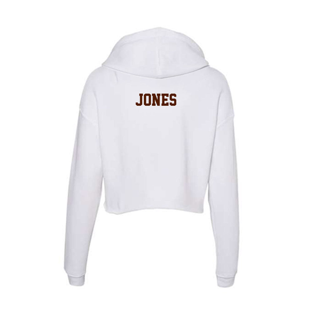 Western Michigan - NCAA Women's Track & Field : soniya jones - Women's Crop Fleece Hoodie-1