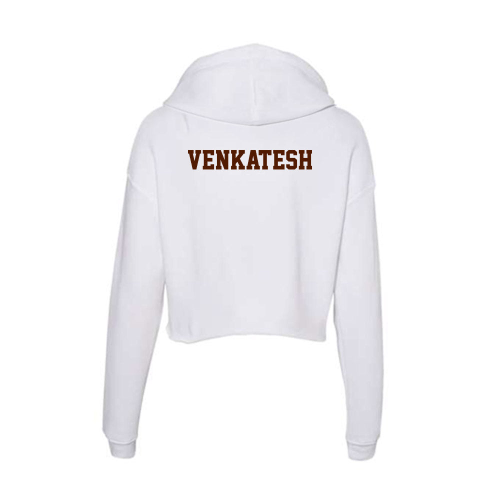 Western Michigan - NCAA Women's Golf : Saanvi Venkatesh - Women's Crop Fleece Hoodie-1