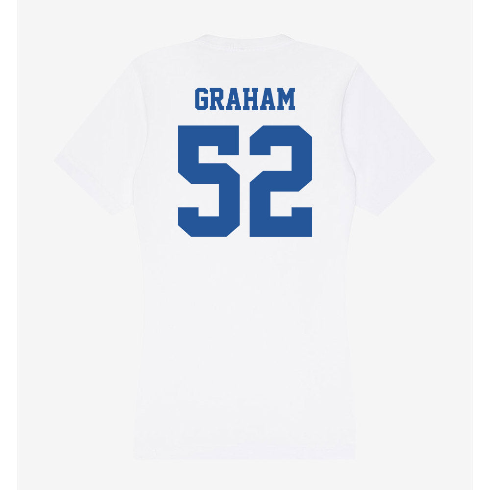 Hampton - NCAA Football : Camden Graham - Women's V-Neck T-Shirt-1