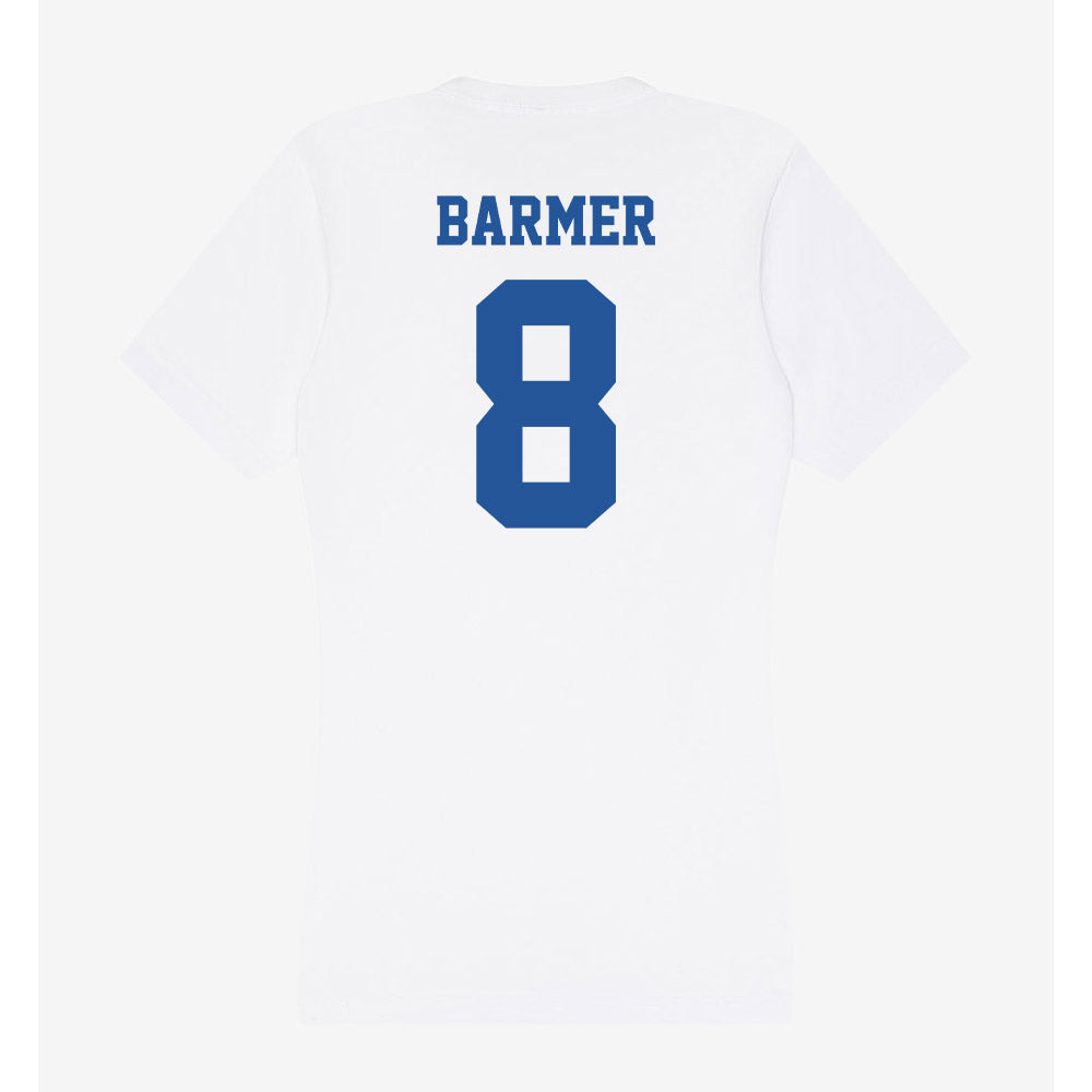 Hampton - NCAA Men's Lacrosse : Athan Barmer - Women's V-Neck T-Shirt-1