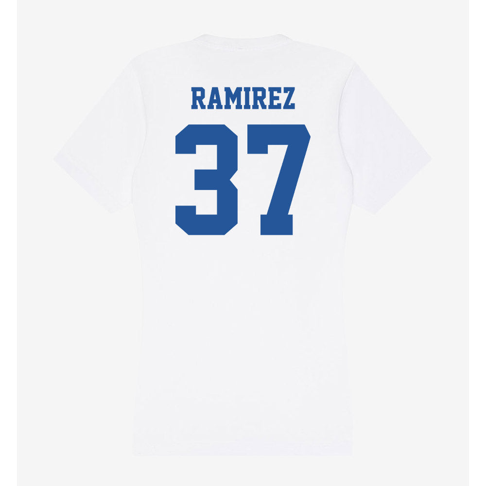 Hampton - NCAA Football : Bryan Ramirez - Women's V-Neck T-Shirt-1