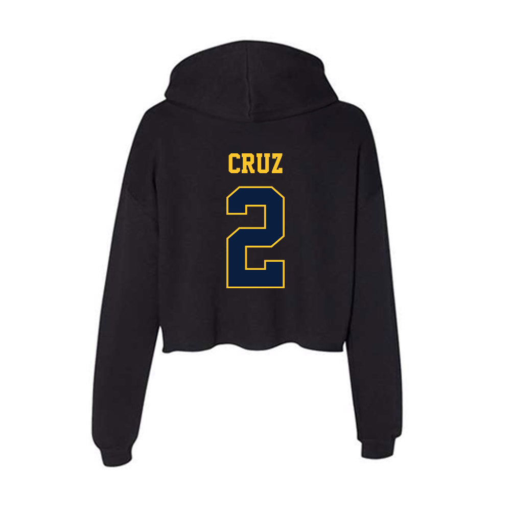 East Tennessee State - NCAA Men's Soccer : Henrique Cruz - Women's Crop Fleece Hoodie-1