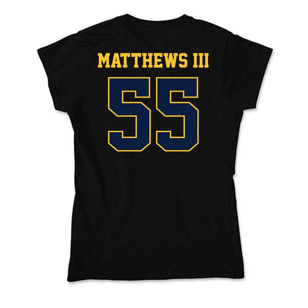 East Tennessee State - NCAA Men's Basketball : Milton Matthews III - Soft Style Women’s T-Shirt-1