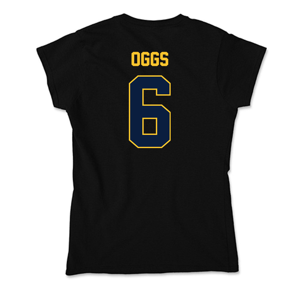 East Tennessee State - NCAA Football : Jivon Oggs - Soft Style Women’s T-Shirt-1